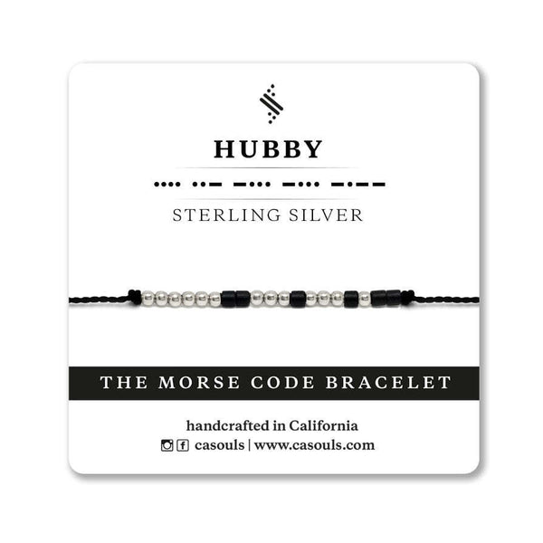 HUBBY - MORSE CODE BRACELET