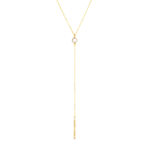 ZARLA - MORSE CODE Y NECKLACE