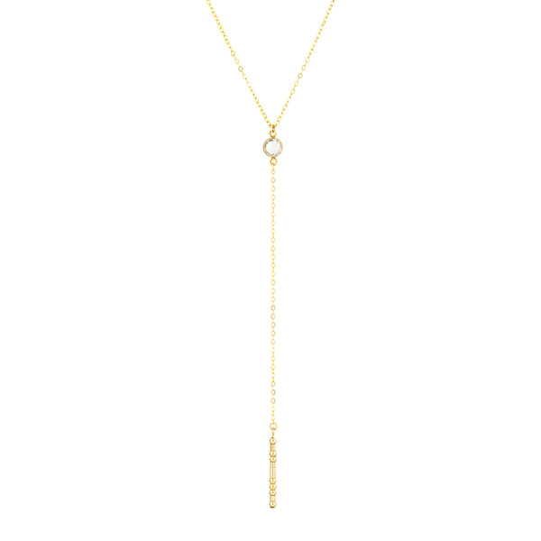 ZARLA - MORSE CODE Y NECKLACE