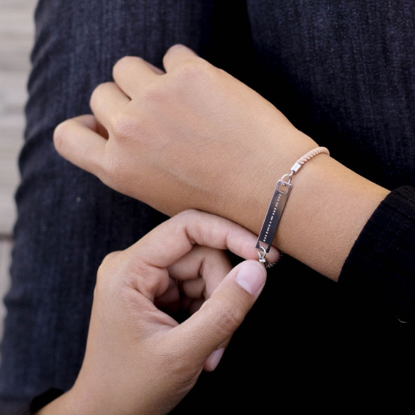 Introducing New Collection - Engraved Morse code Bracelets!