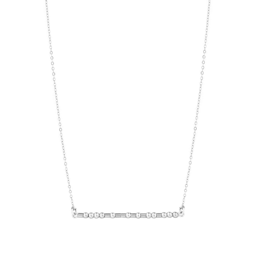 SUPERMOM MORSE CODE NECKLACE - CA SOULS
