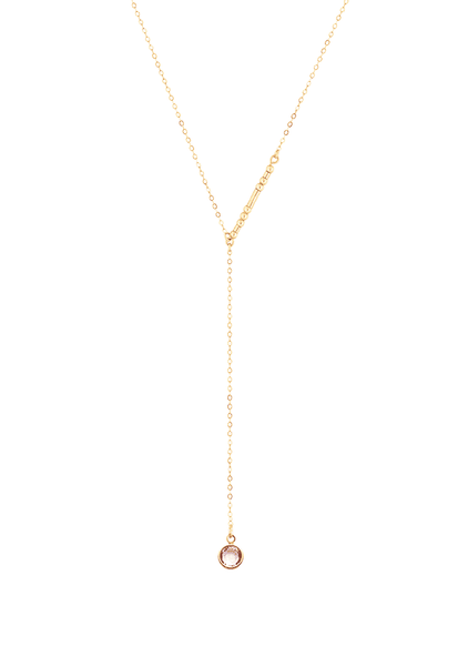 KAYLA - MORSE CODE Y NECKLACE - CA SOULS