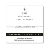 BFF MORSE CODE - FRIENDSHIP BRACELET - CA SOULS