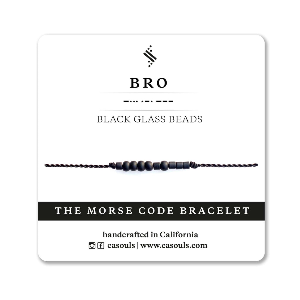 BROTHER MORSE CODE BRACELET - CA SOULS