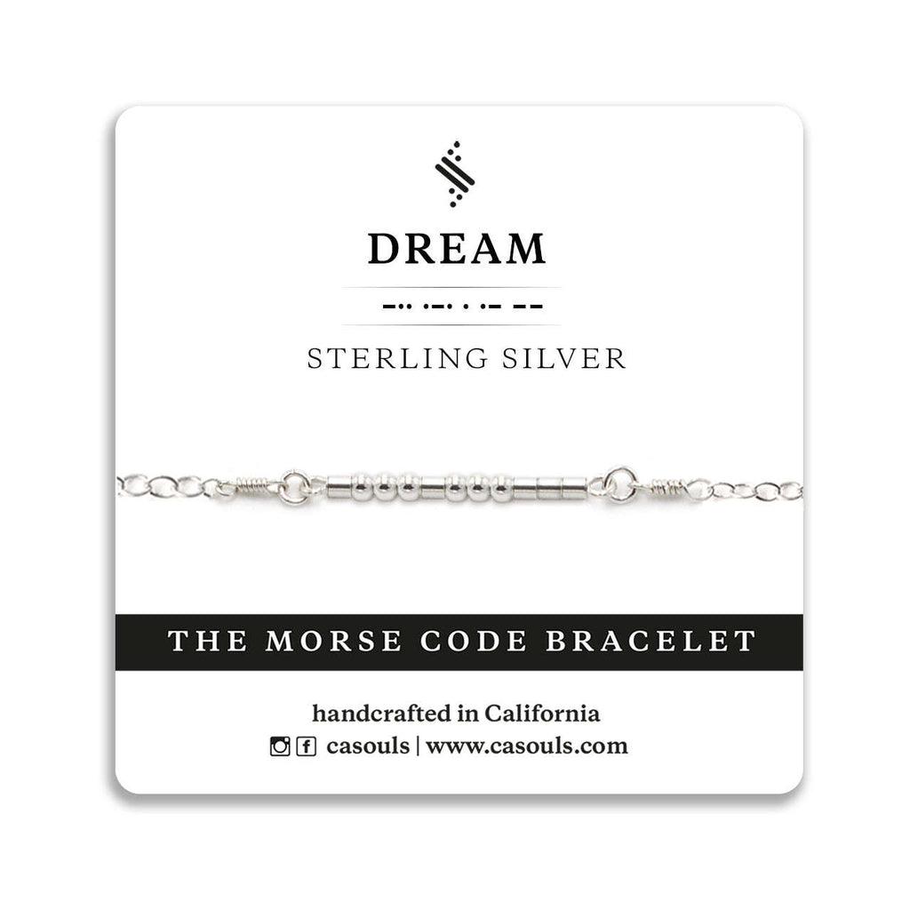 DREAM - MORSE CODE BRACELET