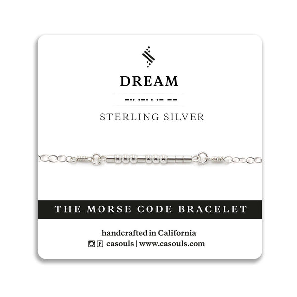 DREAM - MORSE CODE BRACELET