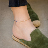 ELLA - MORSE CODE ANKLET