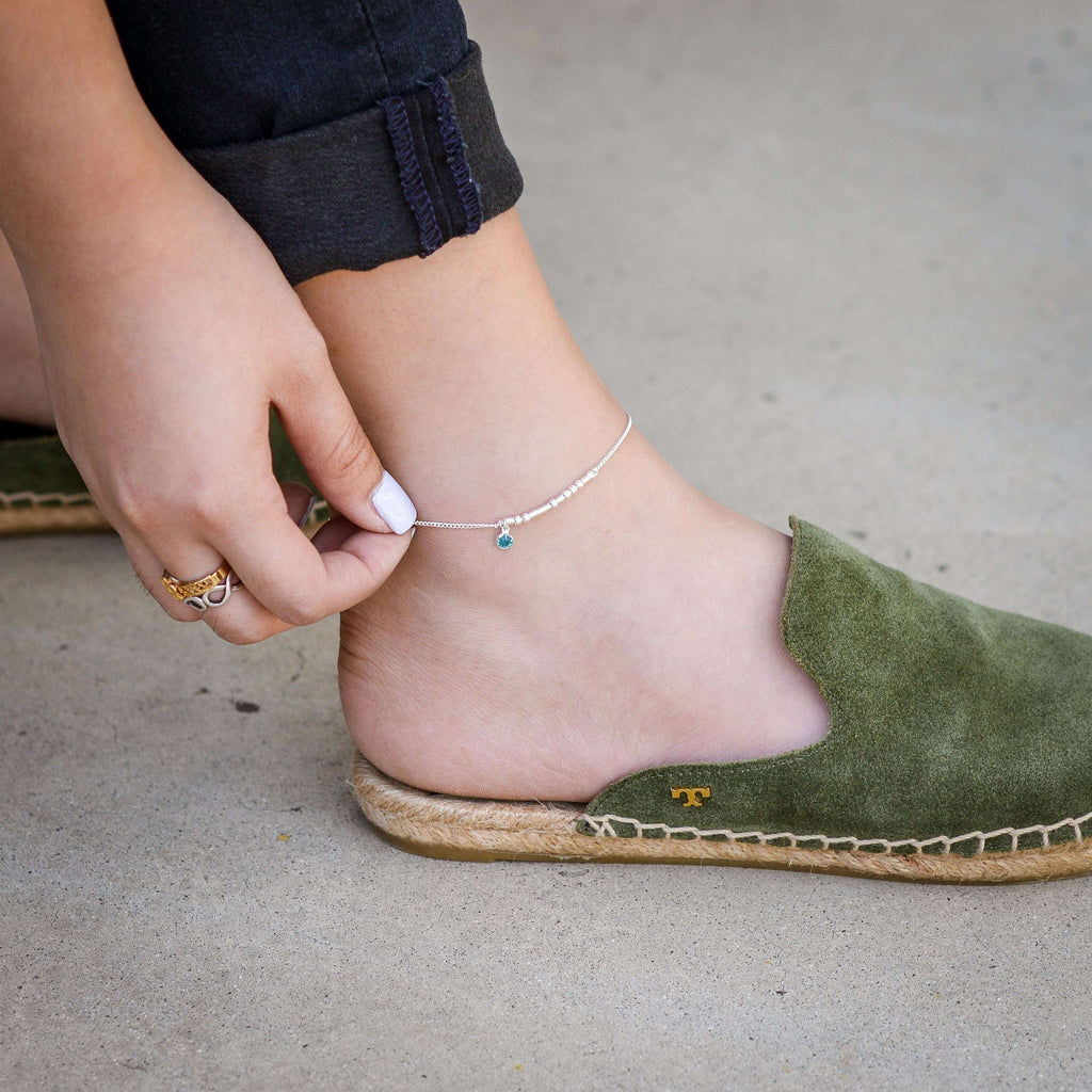 ANN - MORSE CODE ANKLET