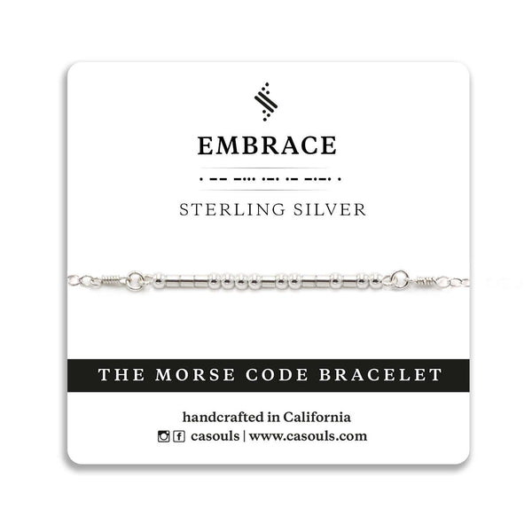 EMBRACE - MORSE CODE BRACELET