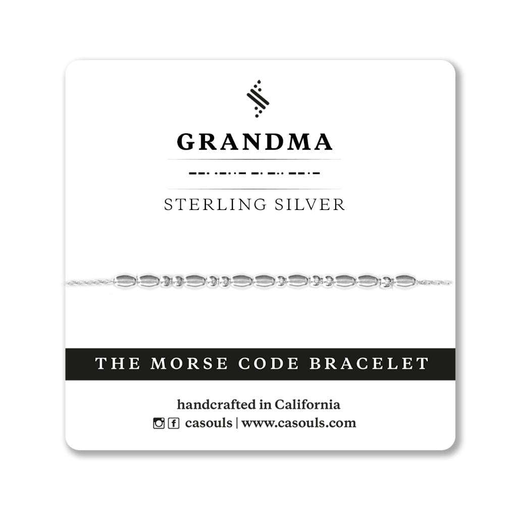 GRANDMA MORSE CODE BRACELET