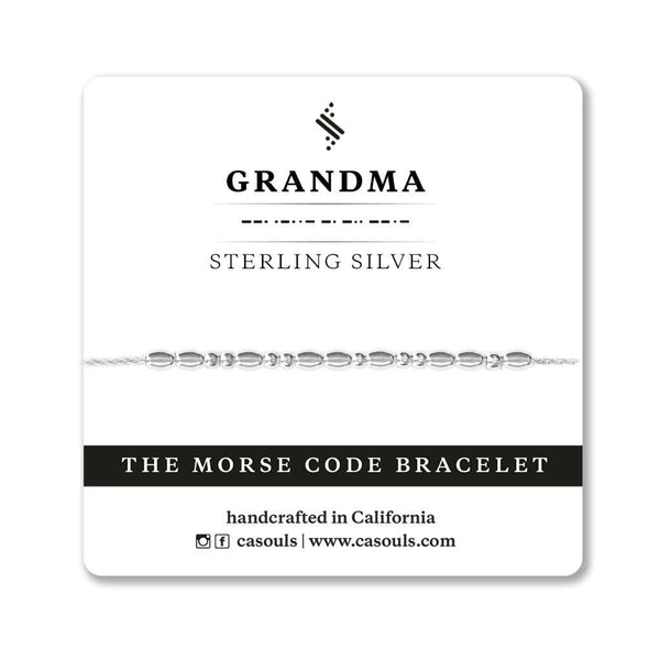 GRANDMA MORSE CODE BRACELET