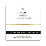 HOPE - MORSE CODE BRACELET