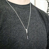 CIAR - ENGRAVED MEN NECKLACE