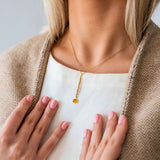 LEAH - MORSE CODE NECKLACE