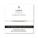 LOVE - MORSE CODE BRACELET