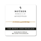 MOTHER MORSE CODE NECKLACE - CA SOULS