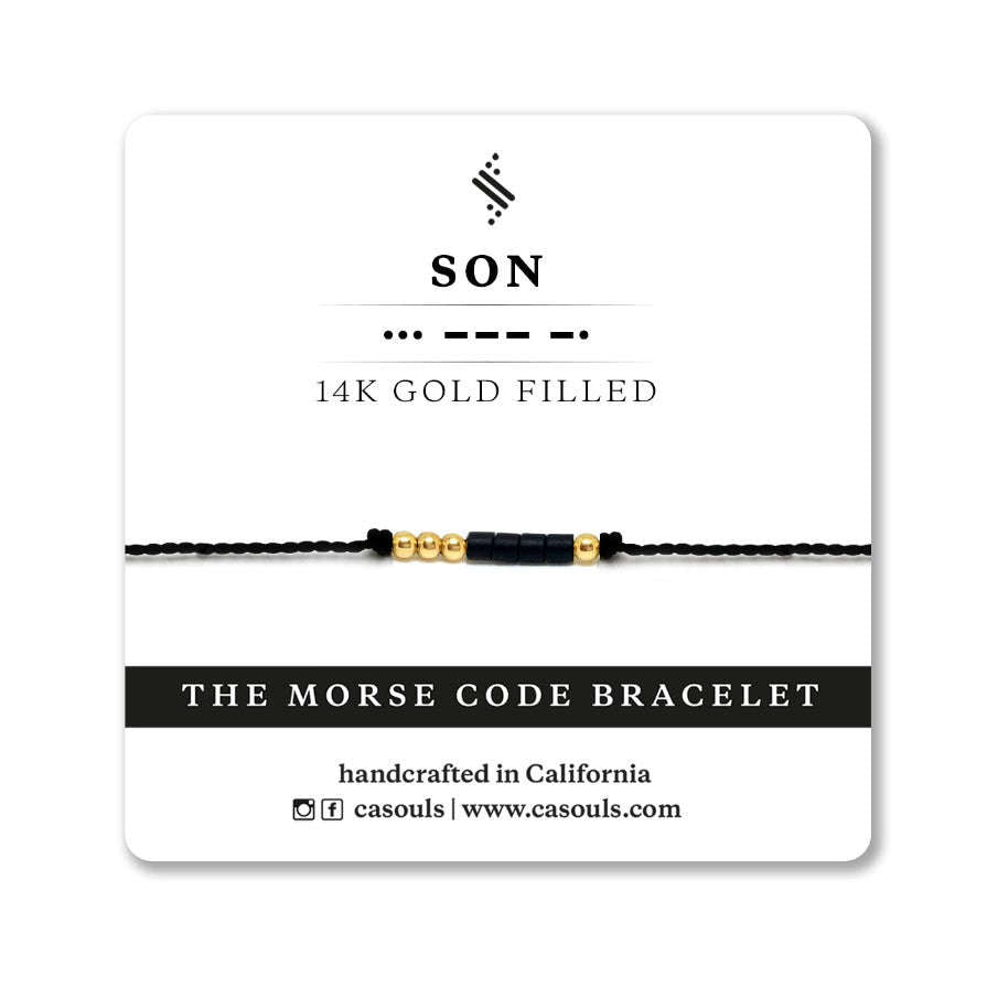 SON - MORSE CODE BRACELET