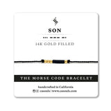 SON - MORSE CODE BRACELET