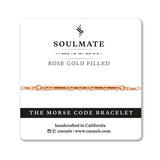 SOULMATE - MORSE CODE BRACELET