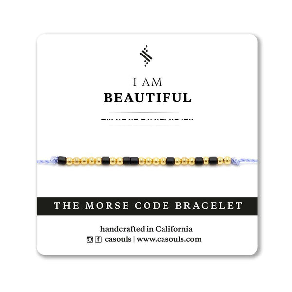 BEAUTIFUL - MORSE CODE BRACELET - CA SOULS