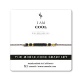 COOL - MORSE CODE BRACELET - CA SOULS