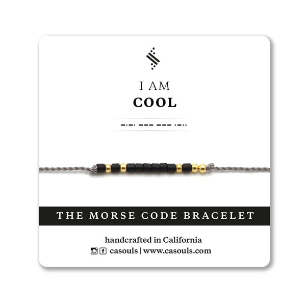 COOL - MORSE CODE BRACELET - CA SOULS