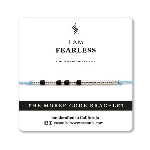 FEARLESS - MORSE CODE BRACELET - CA SOULS