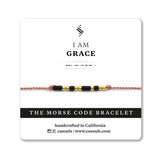 GRACE - MORSE CODE BRACELET - CA SOULS
