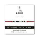 LOVED - MORSE CODE BRACELET - CA SOULS