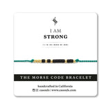 STRONG - MORSE CODE BRACELET - CA SOULS