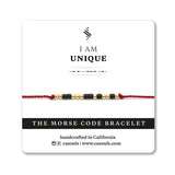UNIQUE - MORSE CODE BRACELET - CA SOULS