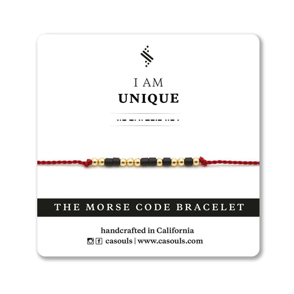 UNIQUE - MORSE CODE BRACELET - CA SOULS