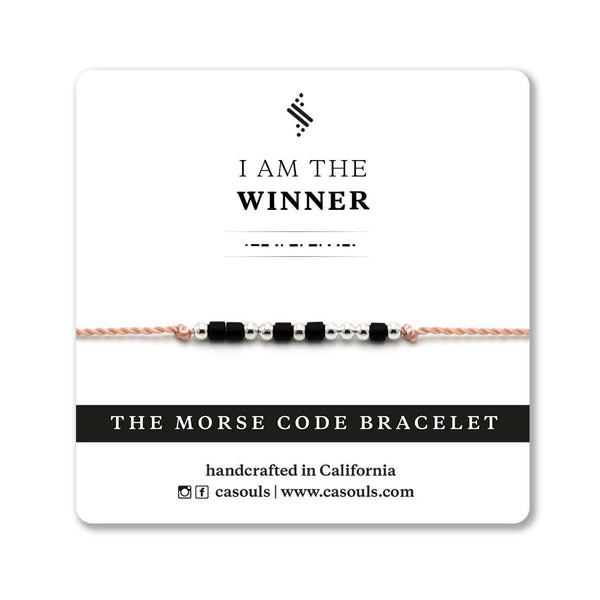 WINNER - MORSE CODE BRACELET - CA SOULS